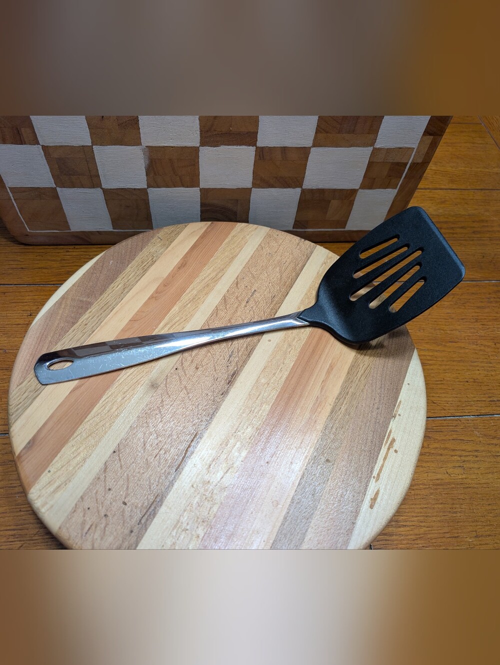 Oneida Black Nylon Slotted Turner Spatula Flipper 12.25”